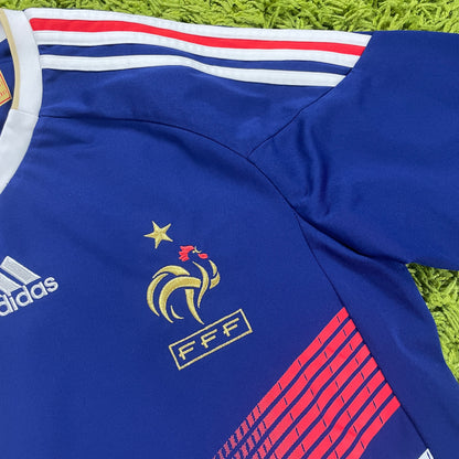 Adidas Frankreich Benzema Trikot blau Größe S 2010
