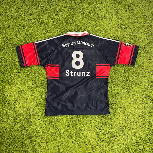 Adidas FC Bayern München Strunz Trikot blau Größe L 1997 1999