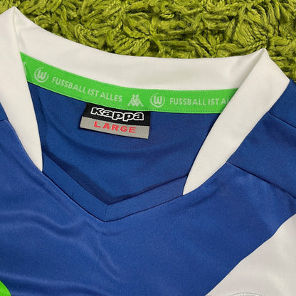 Kappa VFL Wolfsburg Trikot blau Größe L 2014 2015