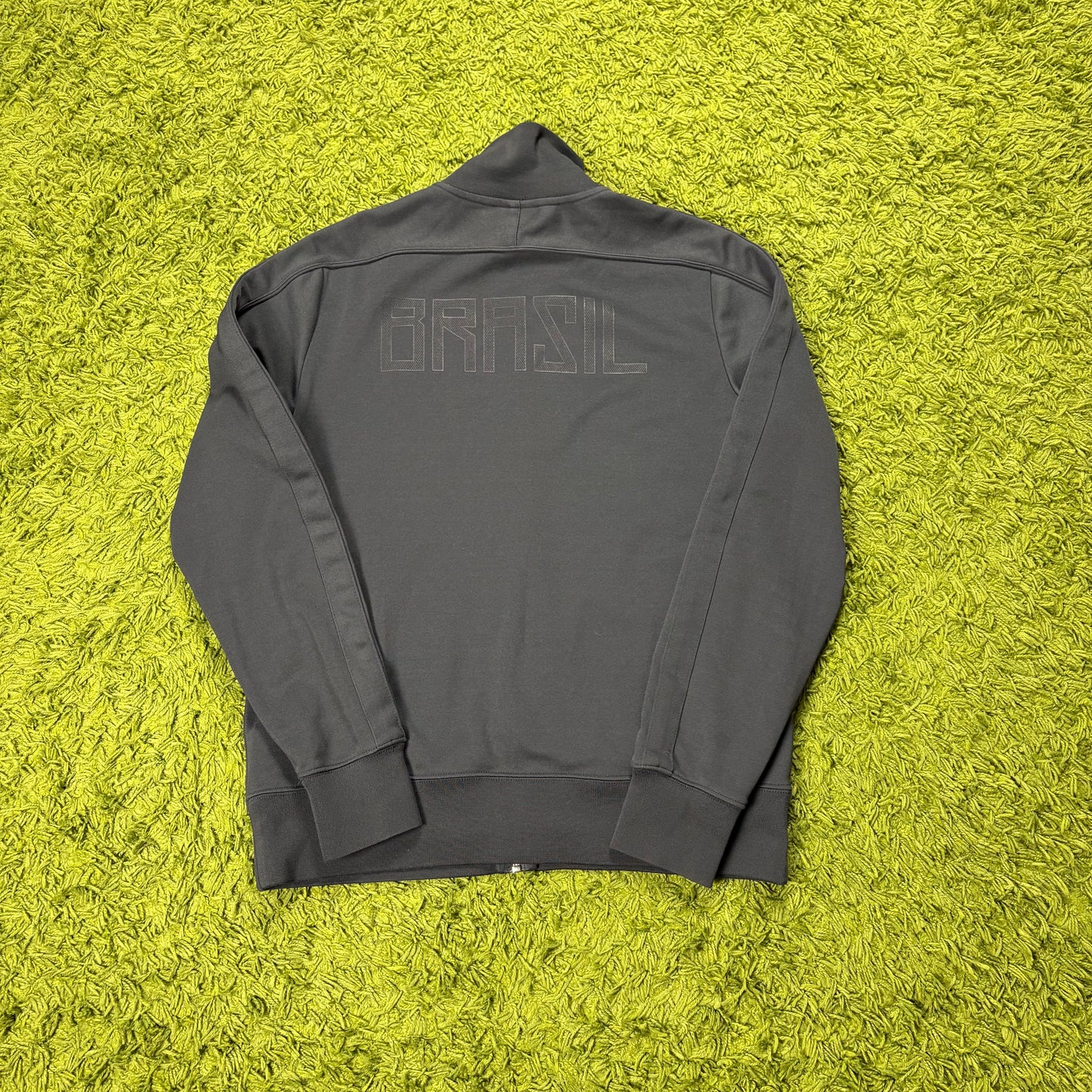 Nike Brasilien Trainingsjacke Jacke grau Größe L
