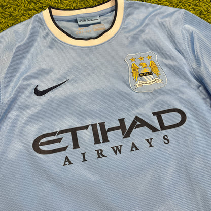 Nike Manchester City Negredo Trikot blau Größe M 2013 2014