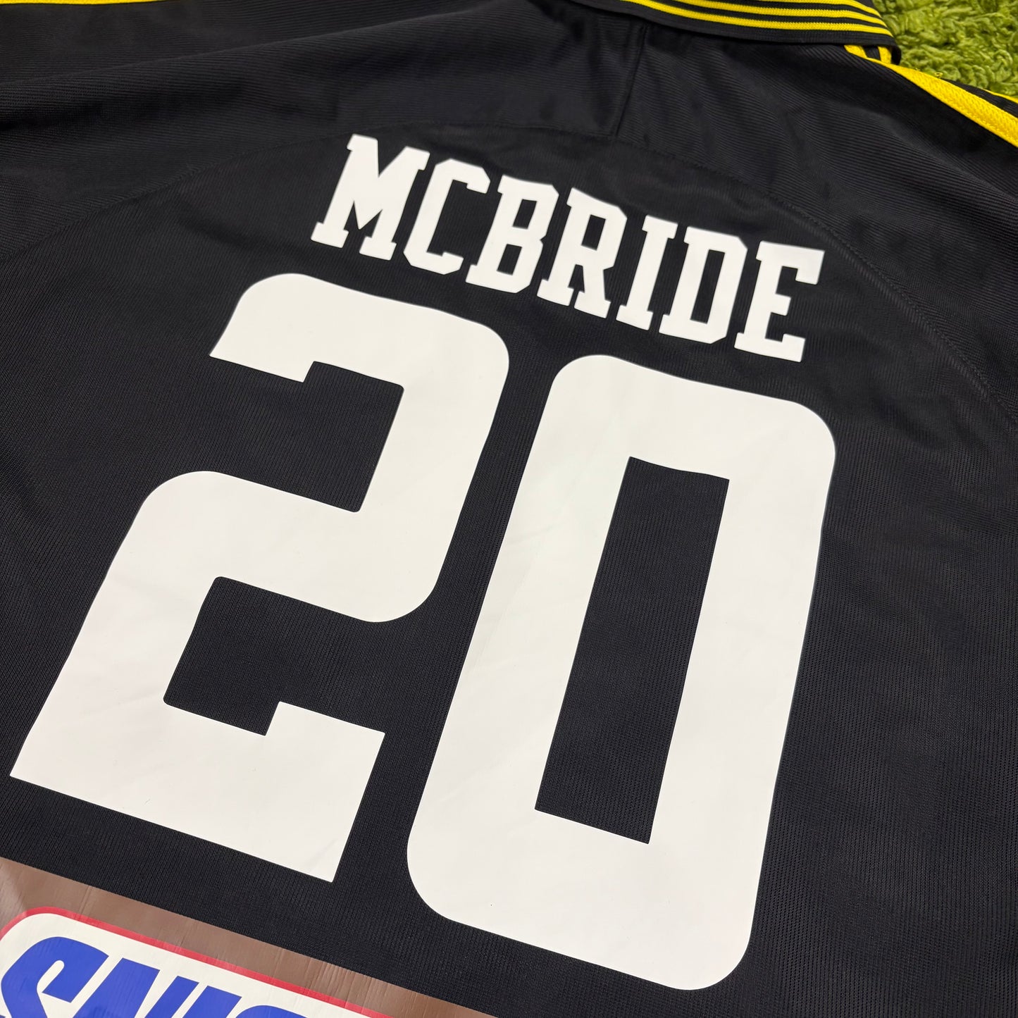 Adidas Columbus Crew McBride Trikot Snicker schwarz Größe L 1999 2000