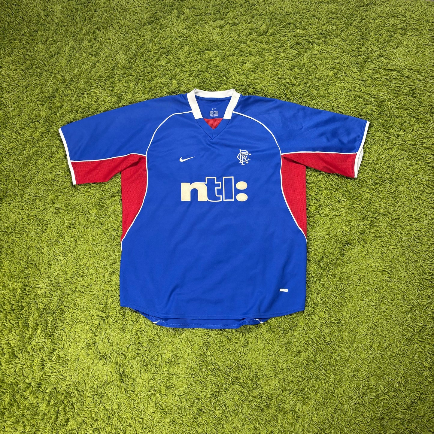 Nike Glasgow Rangers Trikot blau Größe XL 2001 2002