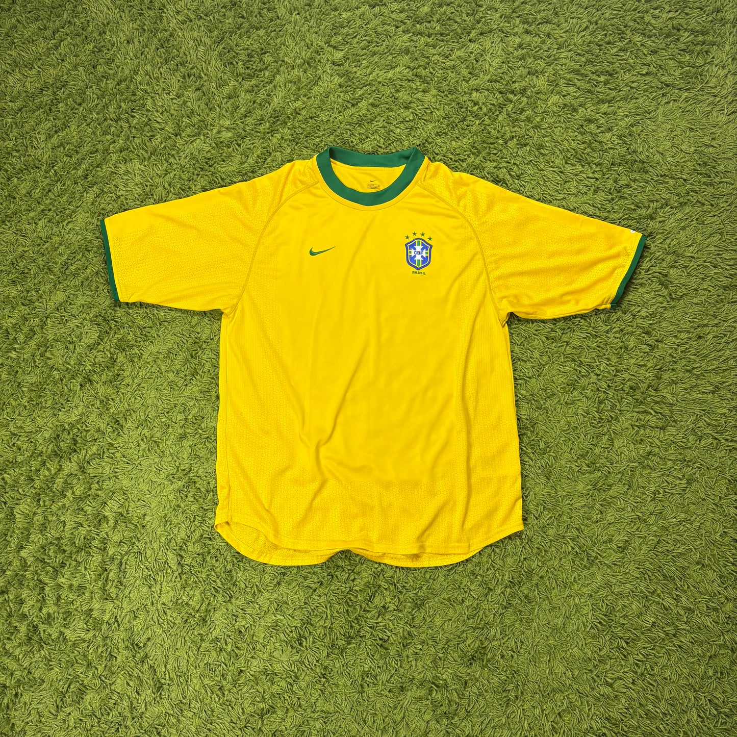 Nike Brasilien Trikot Gelb Größe L 2000 2002 Brazil Brasil