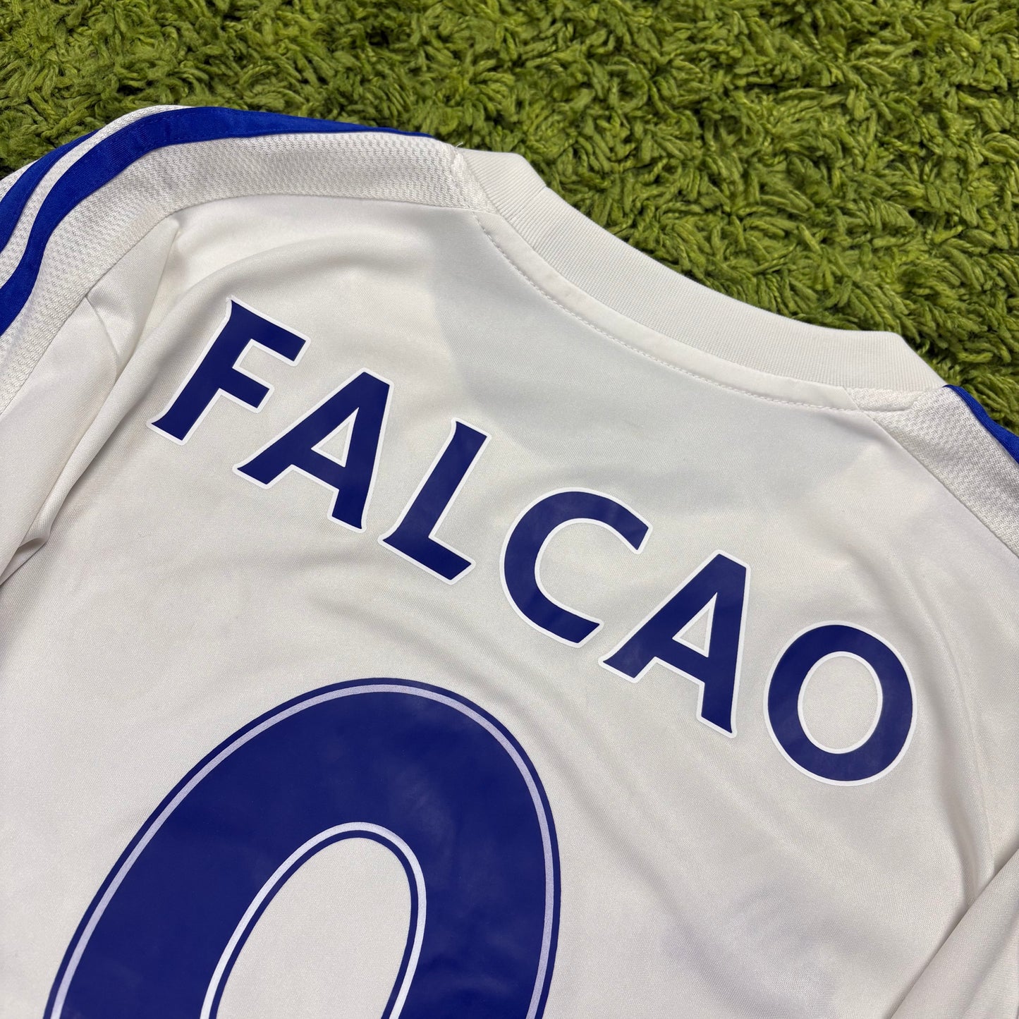 Adidas FC Chelsea Falcao Trikot Weiß Größe L 2015 2016