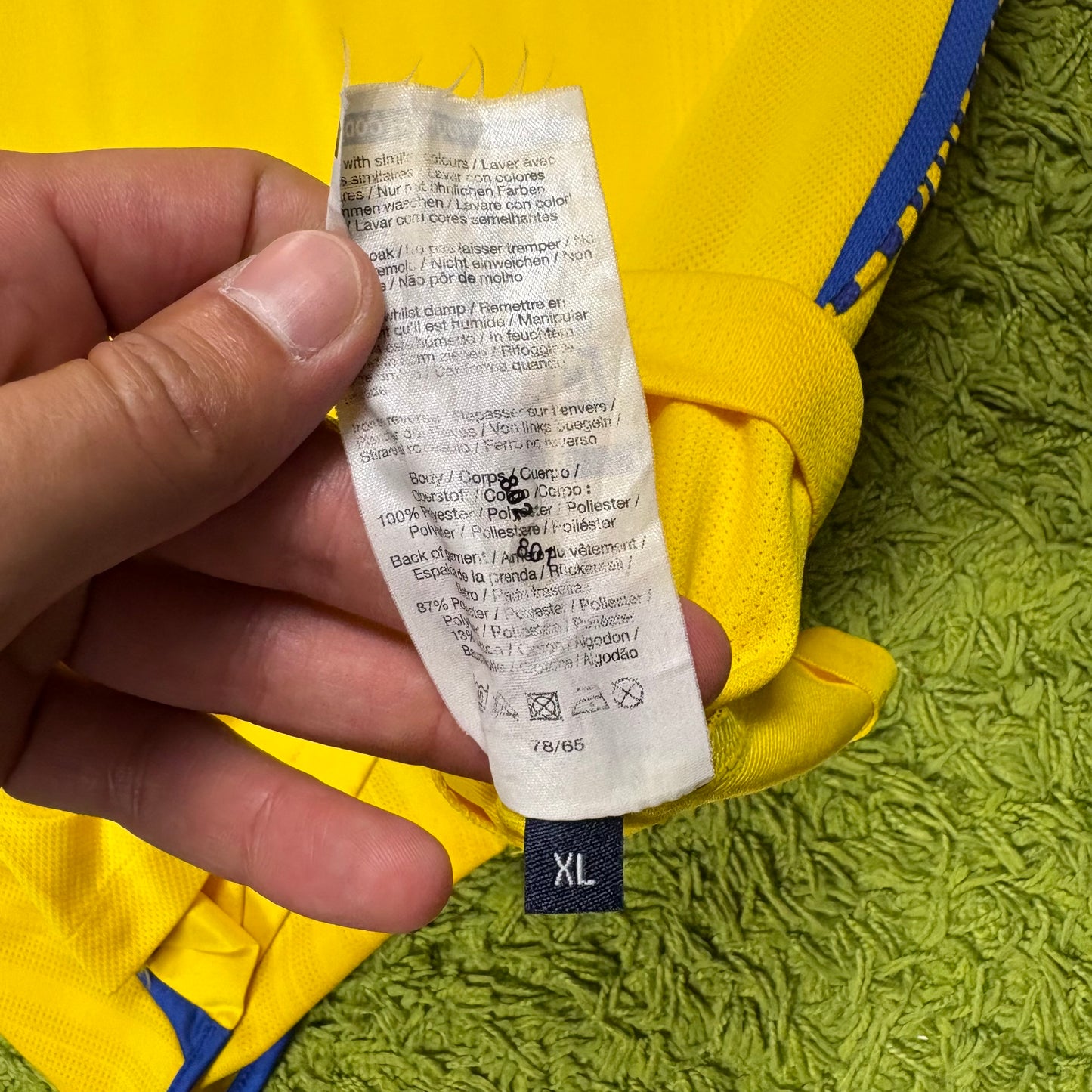 Umbro Schweden Ibrahimovic Trikot Gelb Größe XL 2008