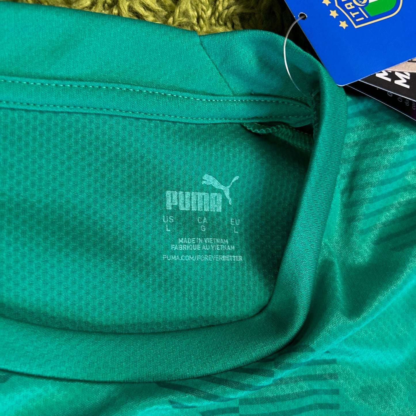 Puma Italien Torwart Trikot grün Größe L 2022 2023