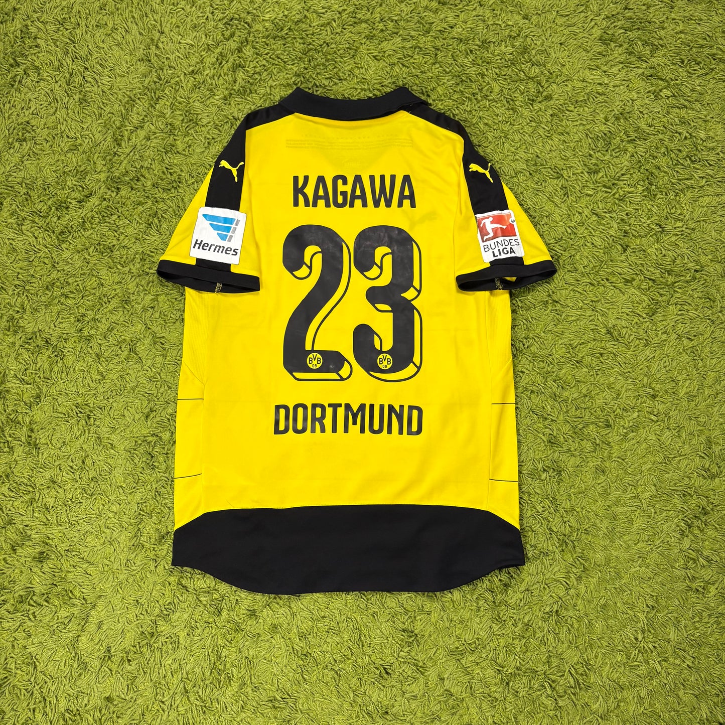 Puma Borussia Dortmund Kagawa Trikot Gelb Größe M 2015 2016