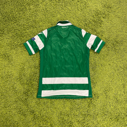 Macron Sporting Lissabon Trikot weiß grün Größe L 2015 2016