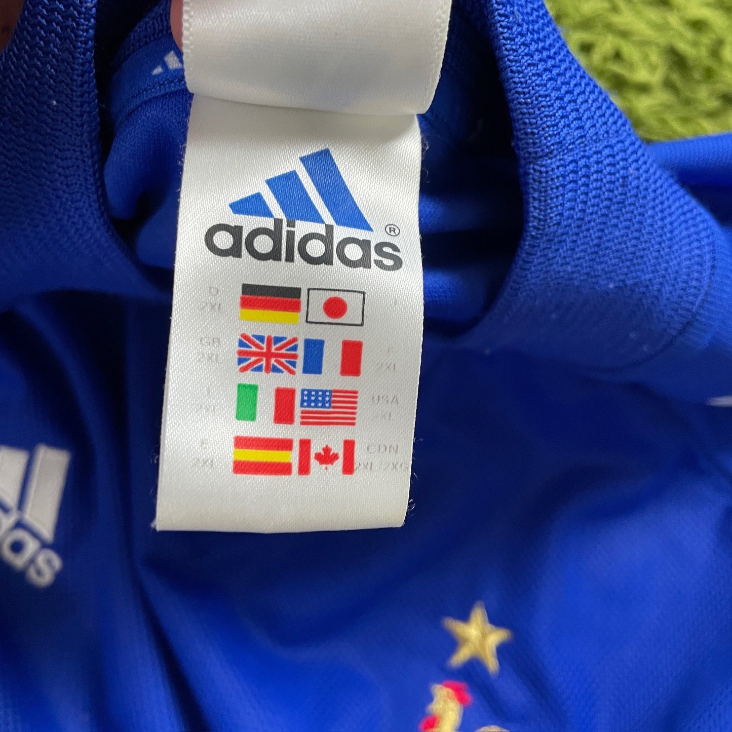 Adidas Frankreich Trikot Größe XXL blau 2002