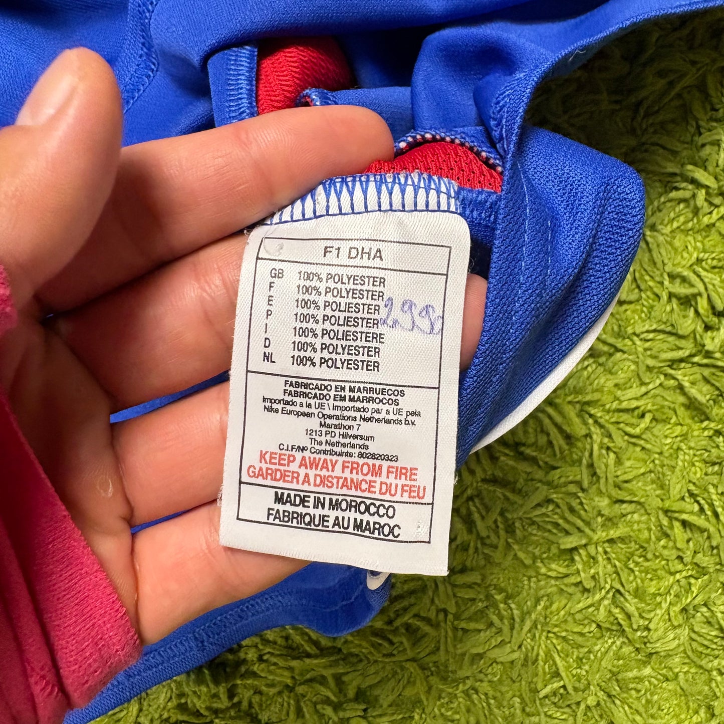 Nike Glasgow Rangers Trikot blau Größe XL 2001 2002