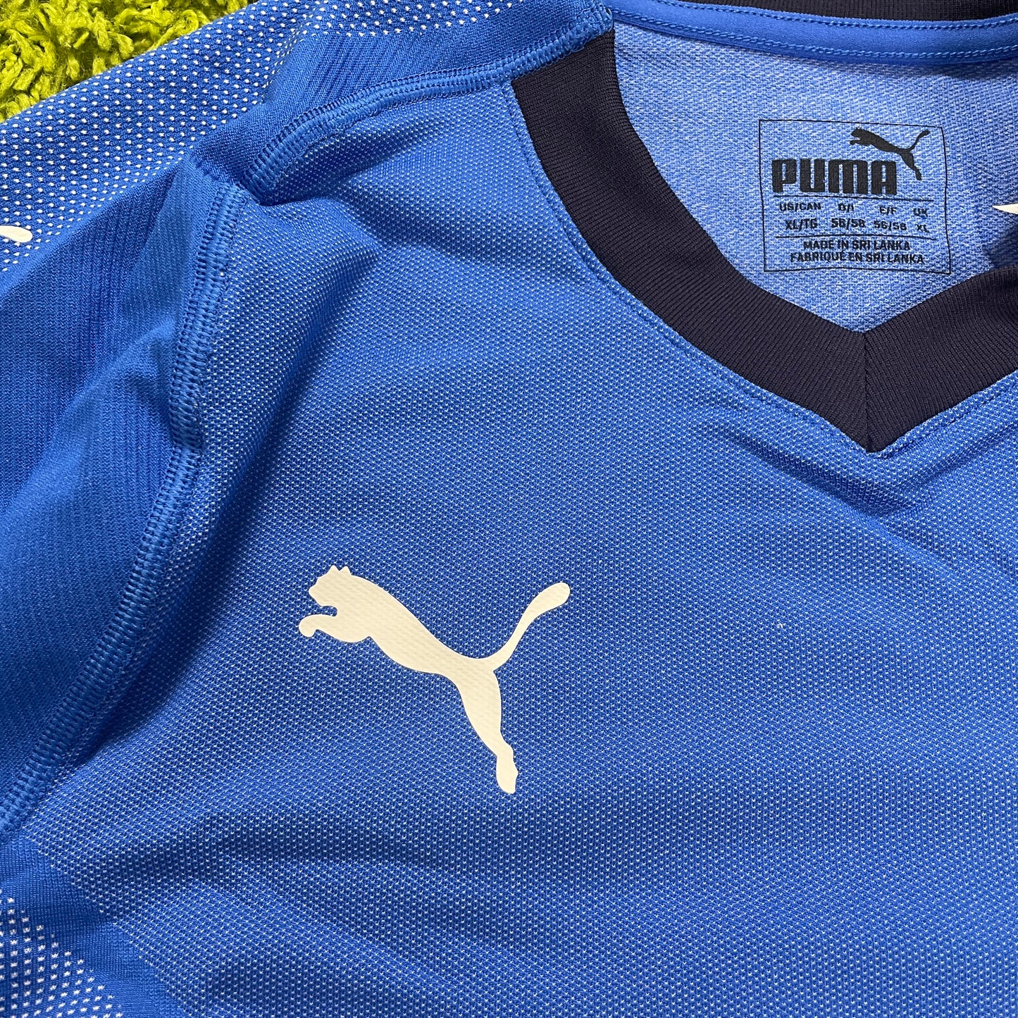 Puma Italien Trikot Spielertrikot blau Größe L 2018