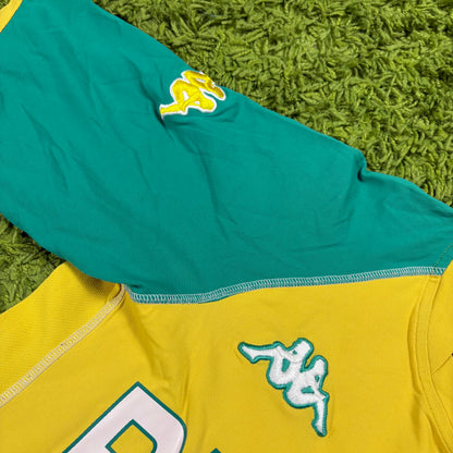Kappa Brasilien Trikot t Shirt gelb Größe L