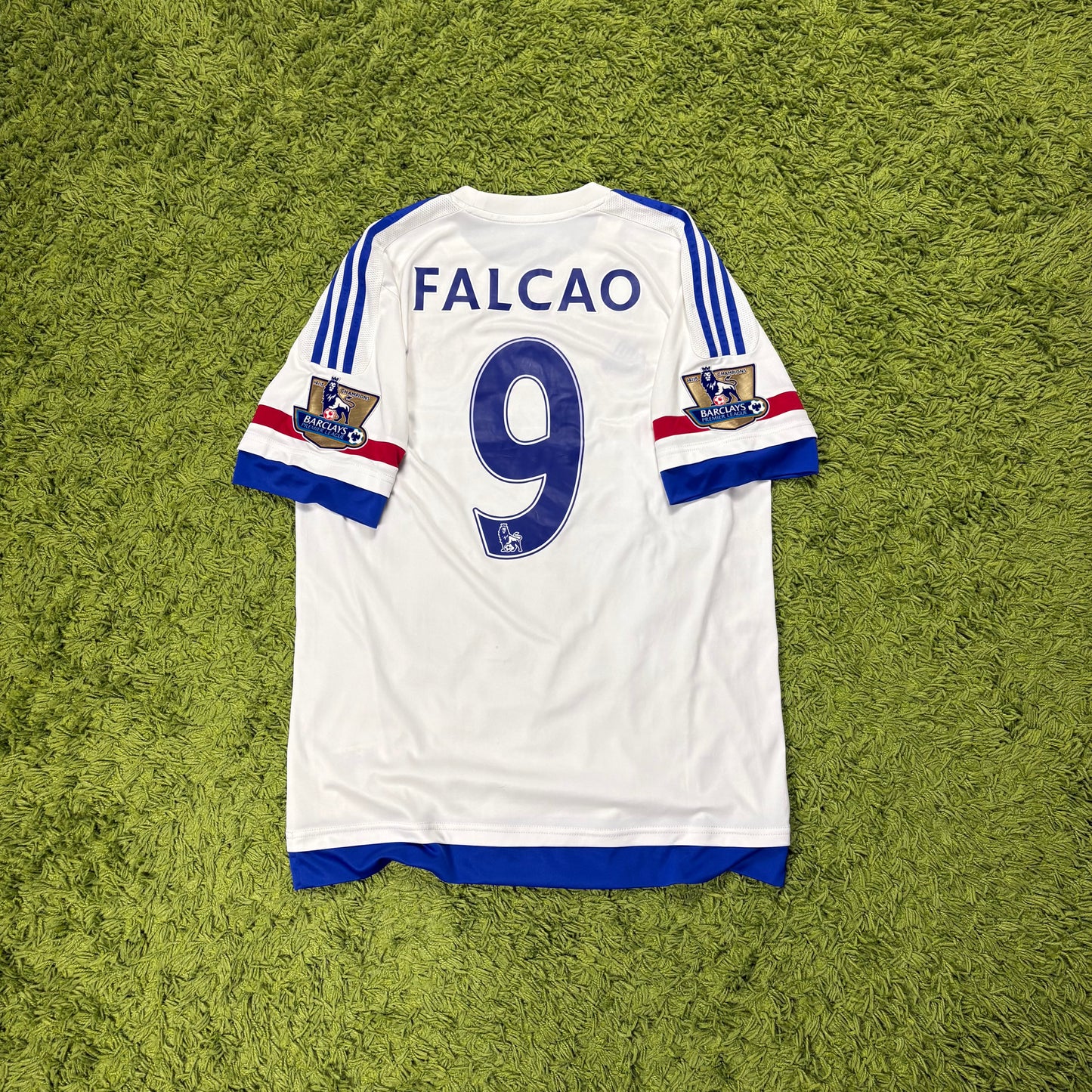 Adidas FC Chelsea Falcao Trikot Weiß Größe L 2015 2016