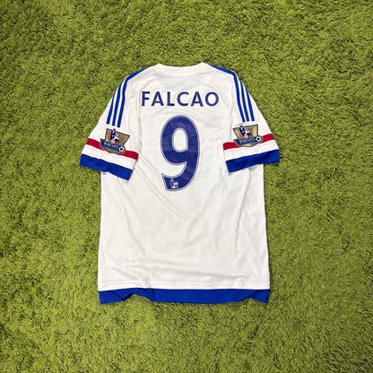 Adidas FC Chelsea Falcao Trikot Weiß Größe L 2015 2016