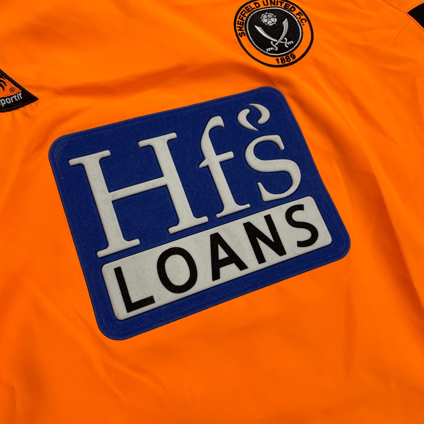 Le Coq Sportif Sheffield United Trikot Orange Größe M 2004 2005