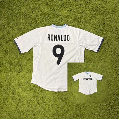 Nike Inter Mailand Milan Ronaldo R9 Trikot Weiß Größe XL 2000 2001