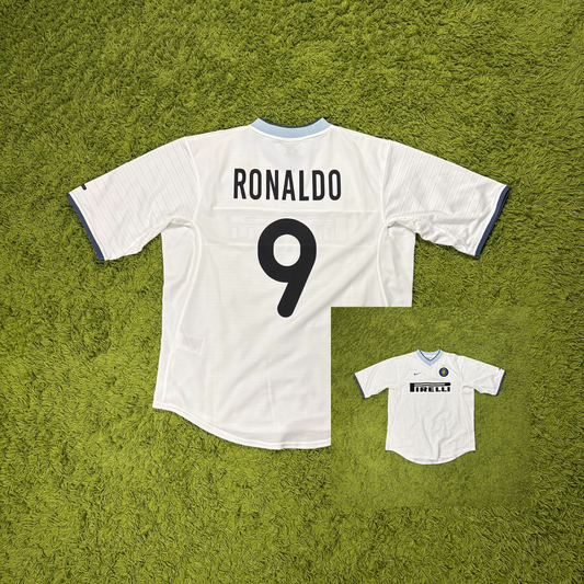 Nike Inter Mailand Milan Ronaldo R9 Trikot Weiß Größe XL 2000 2001