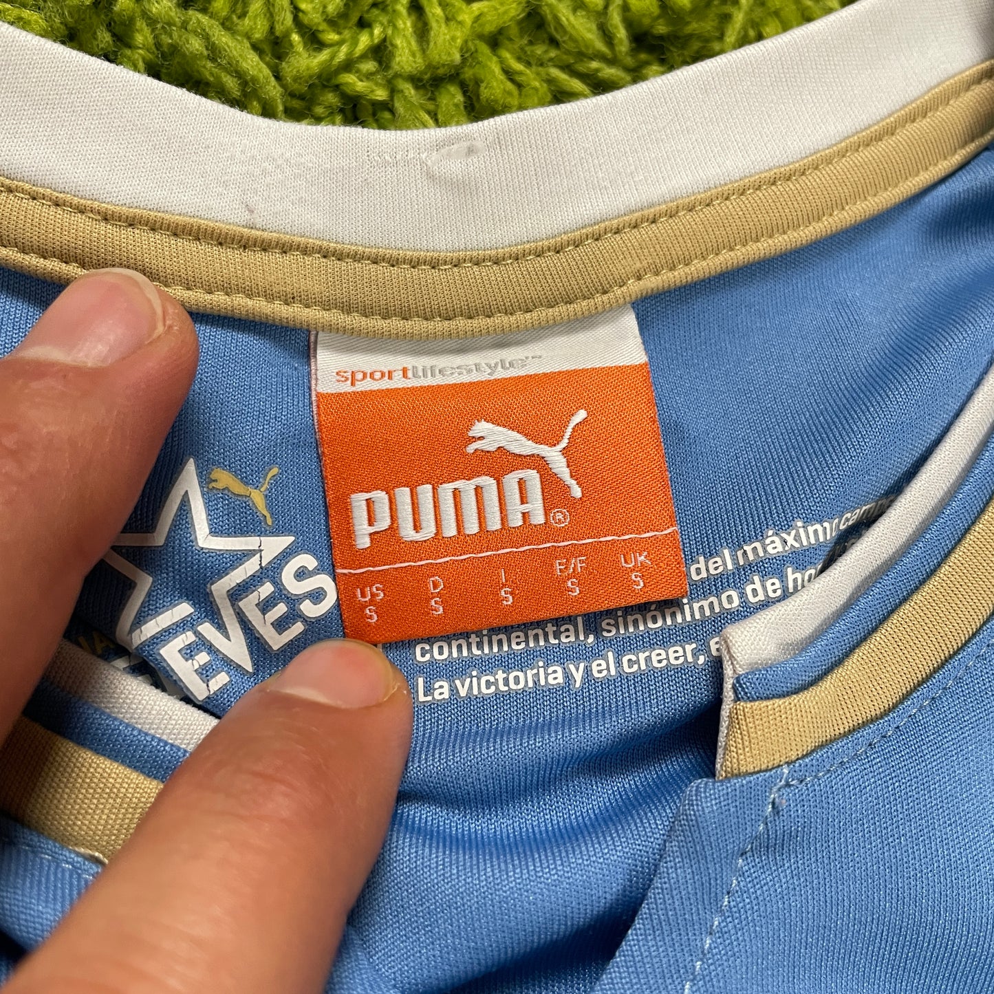 Puma Uruguay Trikot blau Größe S 2014