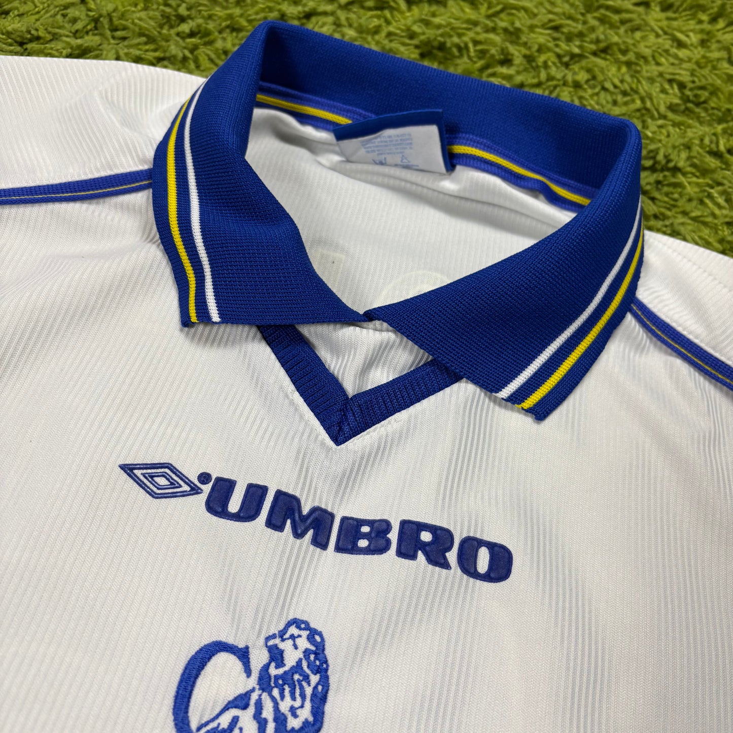Umbro FC Chelsea Zola Trikot Weiß Größe XL 1998 2000