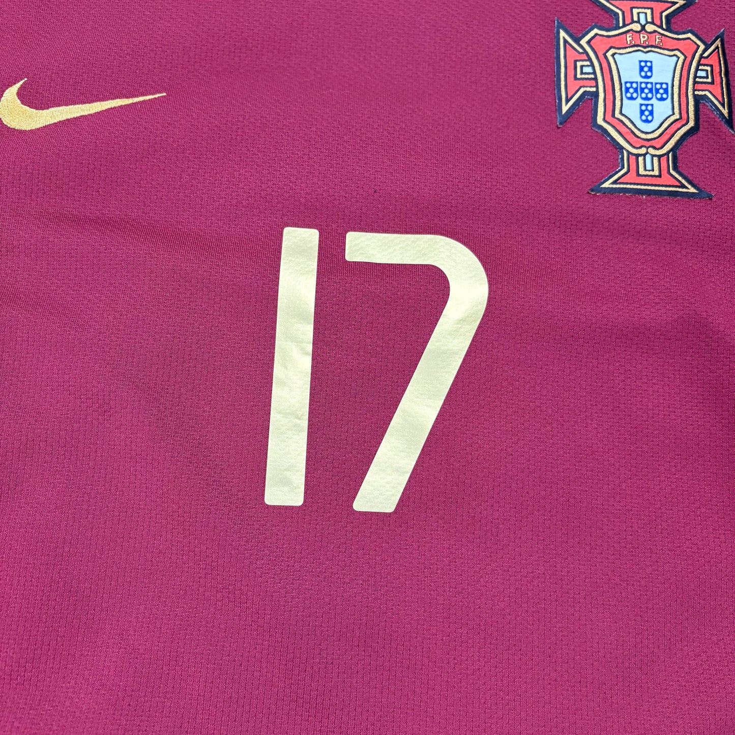 Nike Portugal Cristiano Ronaldo Trikot + Shorts Bordeaux rot Größe M 2006