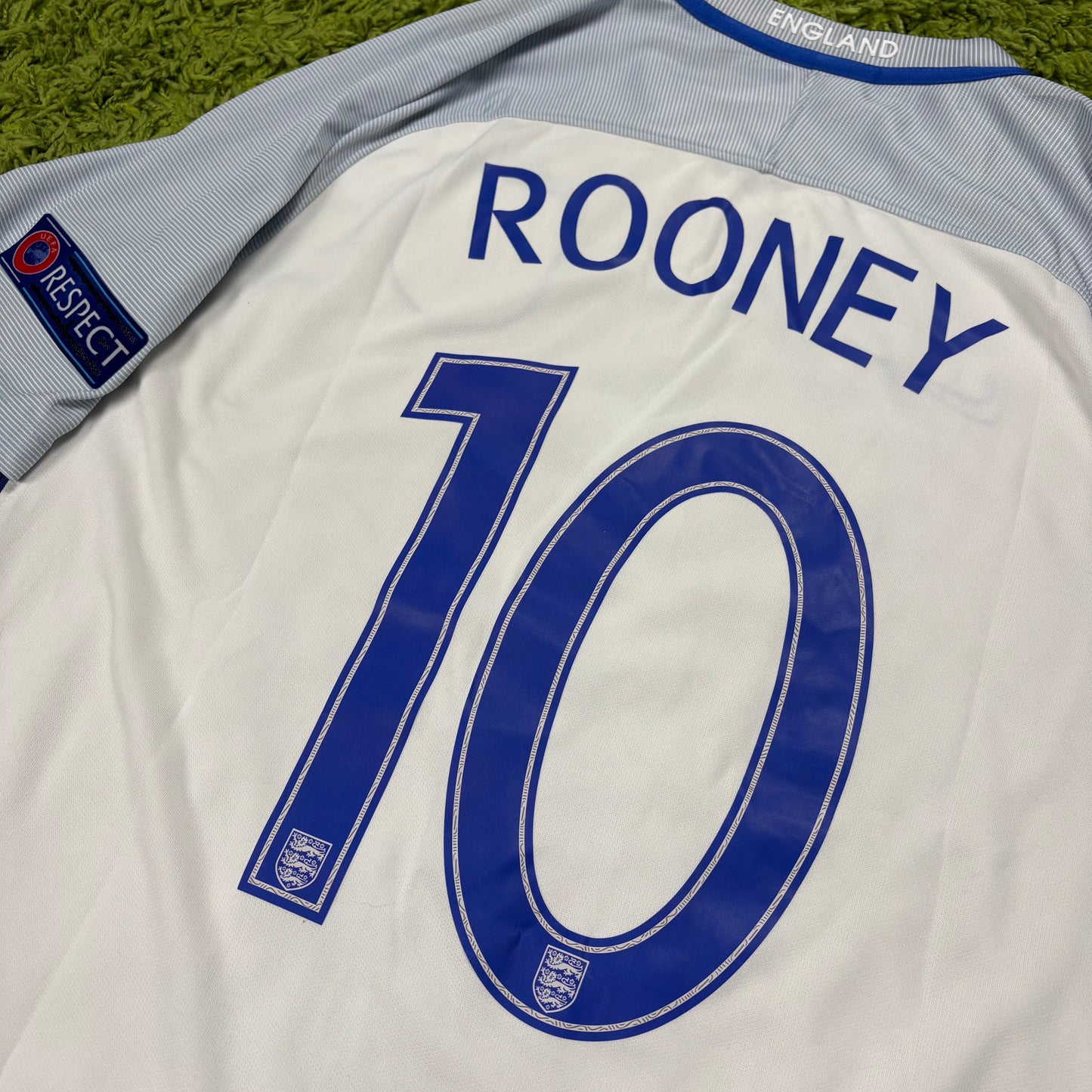 Nike England Rooney Trikot Weiß Größe M 2016