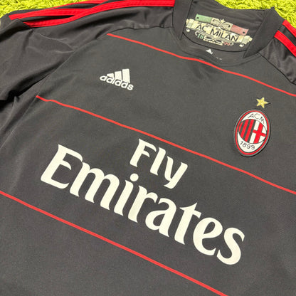 Adidas AC Mailand Milan Ronaldinho Trikot schwarz Größe M 2010 2011
