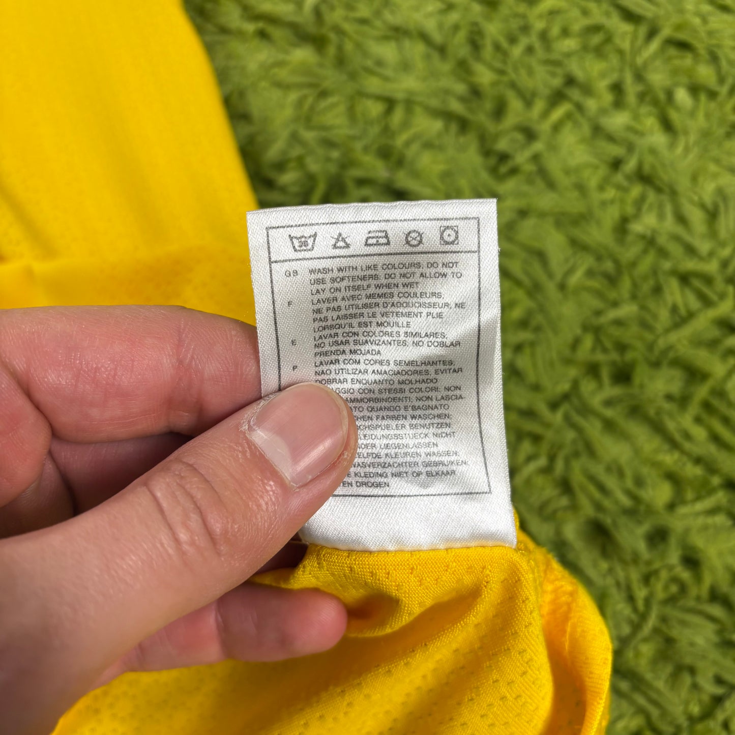 Nike Brasilien Emerson Trikot gelb Größe L 2000 2002