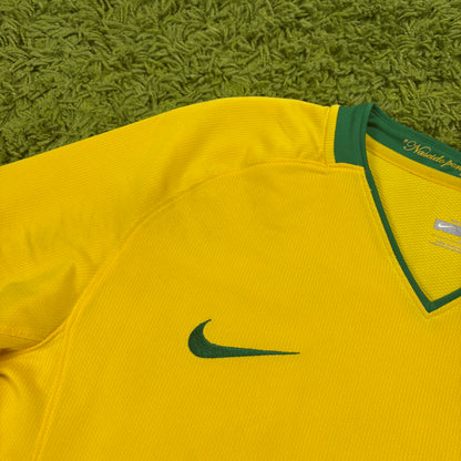 Nike Brasilien Trikot Kaka gelb Größe L 2008