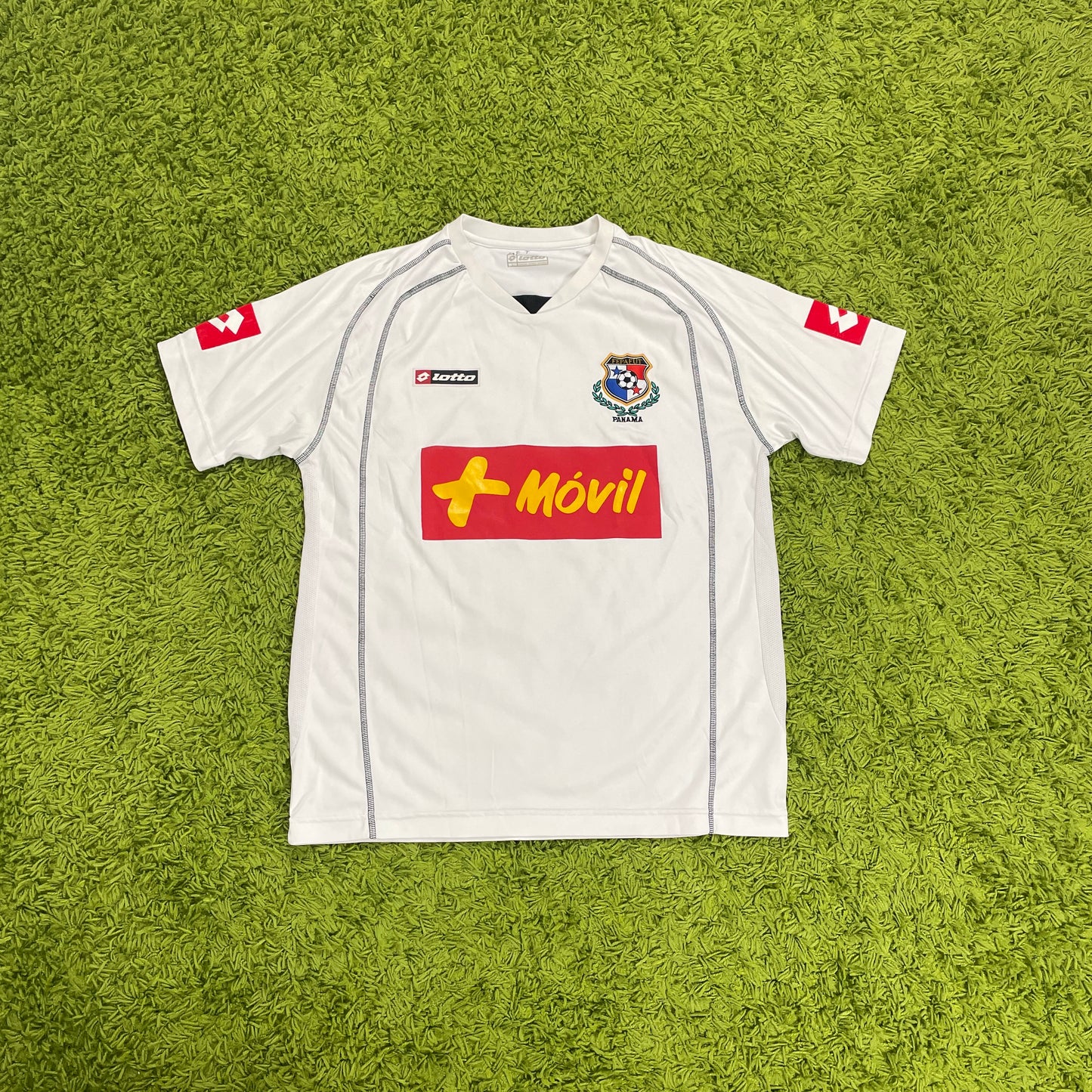 Lotto Panama Trikot weiß Größe L