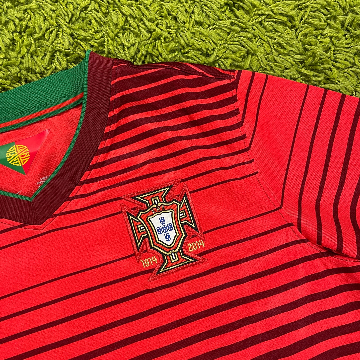 Nike Portugal Ronaldo Trikot rot Größe YXL - S 2014