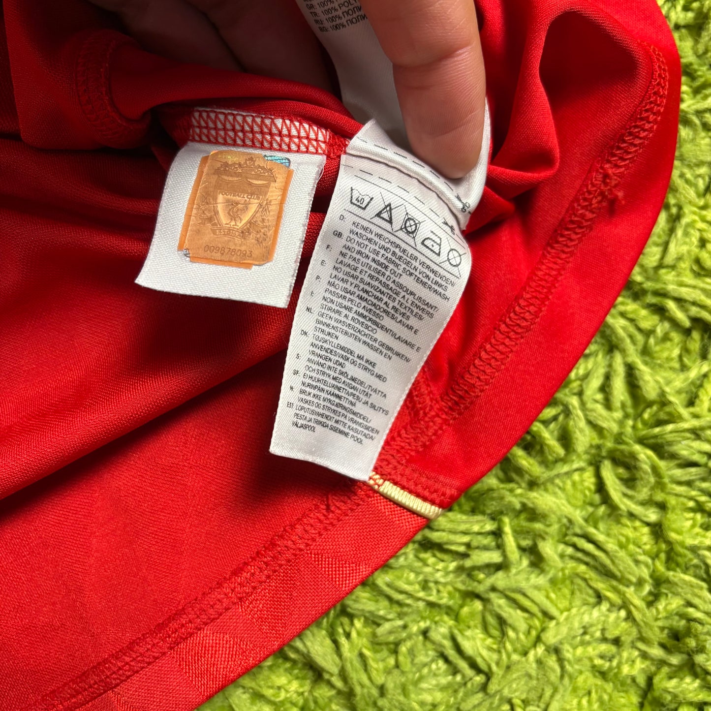 Adidas FC Liverpool Trikot Langarm rot Größe L 2010 2011