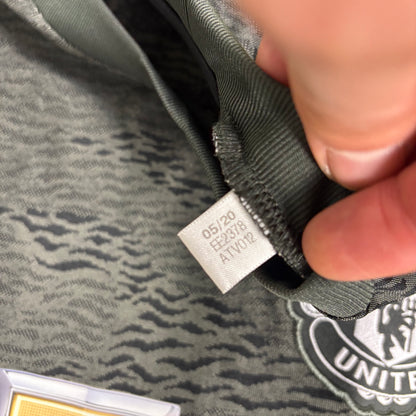 Adidas Manchester United Alex Telles Trikot grau Größe XL 2020 2021