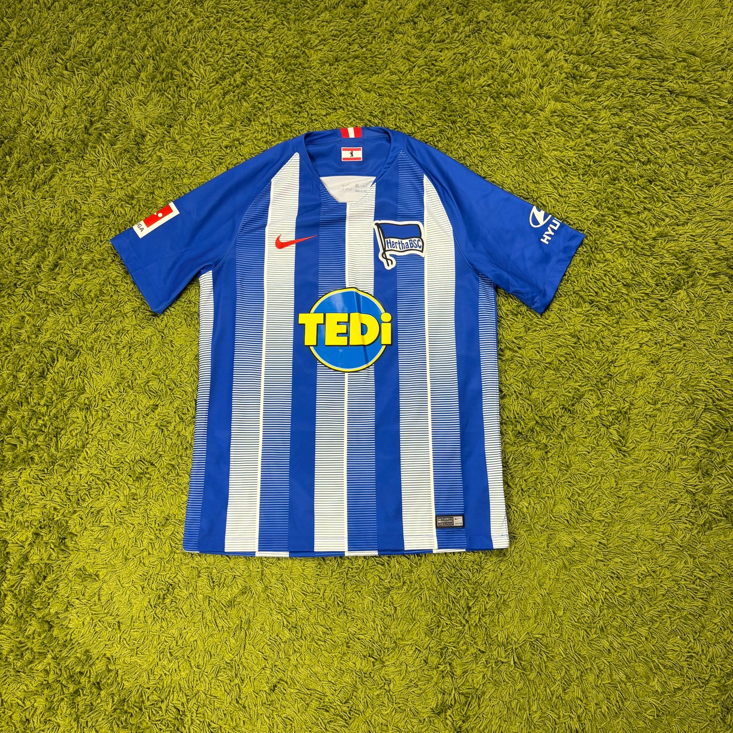 Nike Hertha BSC Berlin Ibisevic Trikot blau Größe M 2018 2019