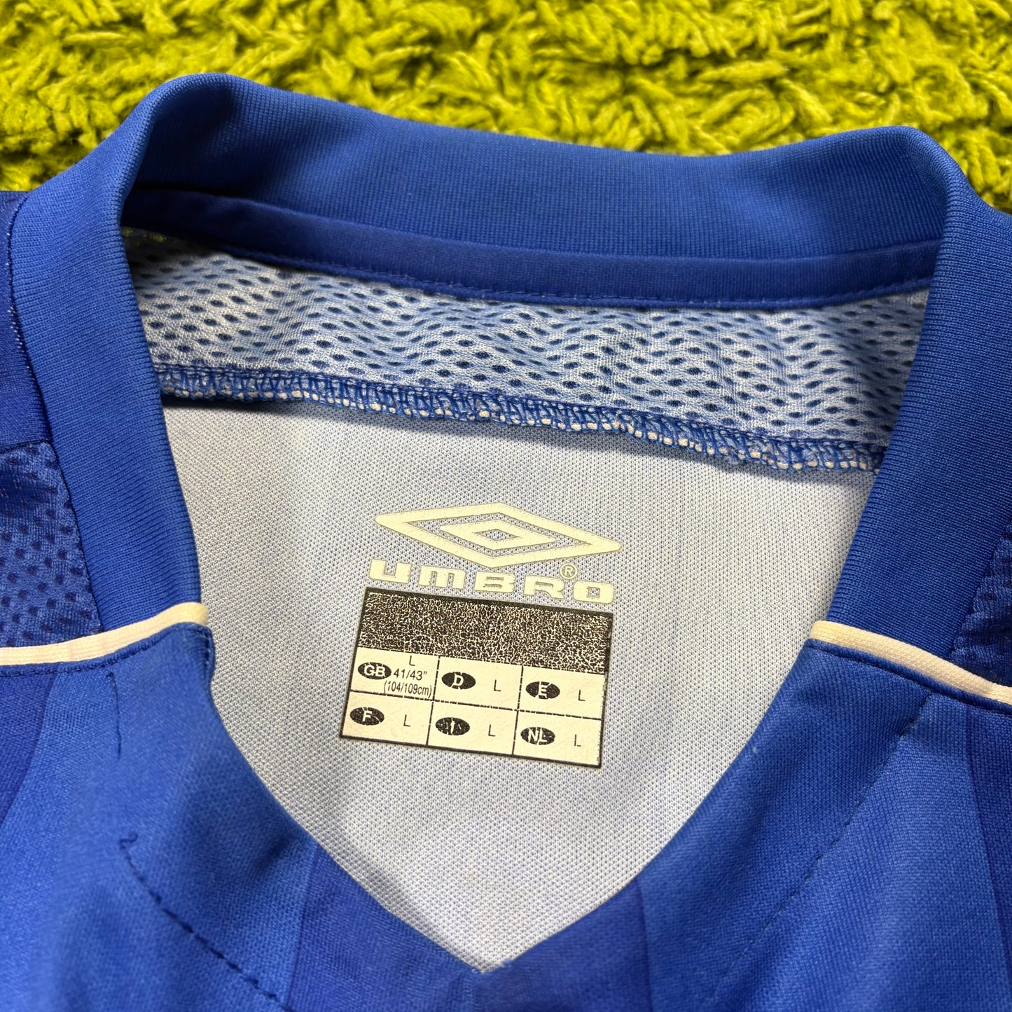 Umbro VFL Bochum Sestak Matchworn Trikot Langarm Blau Größe L 2007 2008