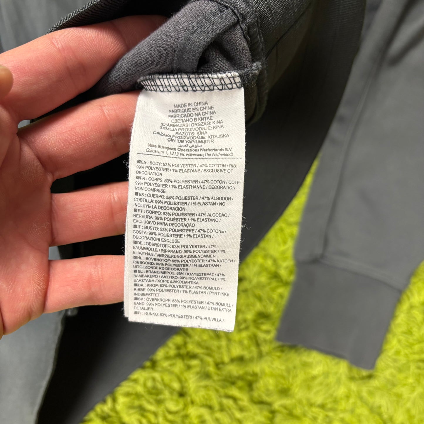 Nike Brasilien Trainingsjacke Jacke grau Größe L