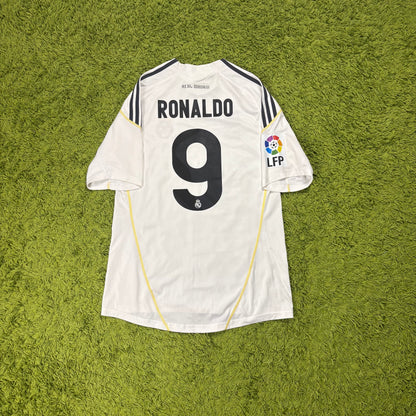 Adidas Real Madrid CR7 Ronaldo Trikot Weiß Größe L 2009 2010