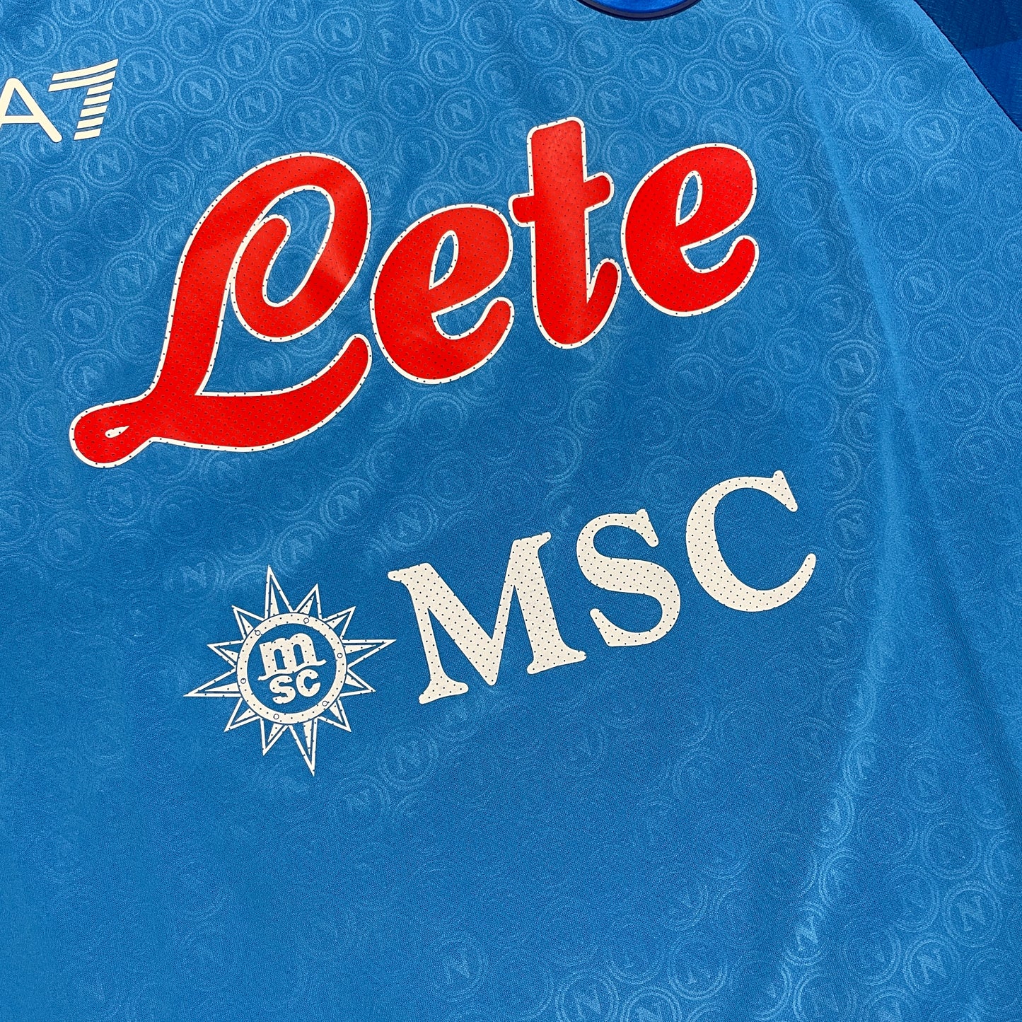 EA7 SSC Napoli Neapel Trikot blau Größe XL 2022 2023