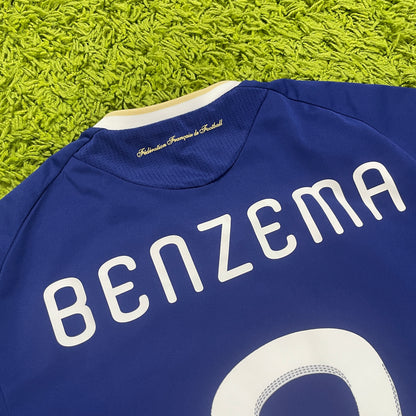 Adidas Frankreich Benzema Trikot blau Größe S 2010