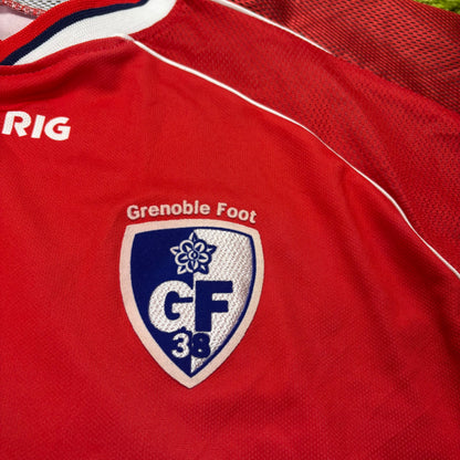 Duarig Grenoble Foot 38 André matchworn Trikot rot Größe XXL 2003 2004