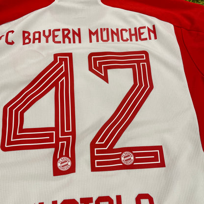 Adidas Musiala FC Bayern München Trikot weiß Größe M 2022 2023