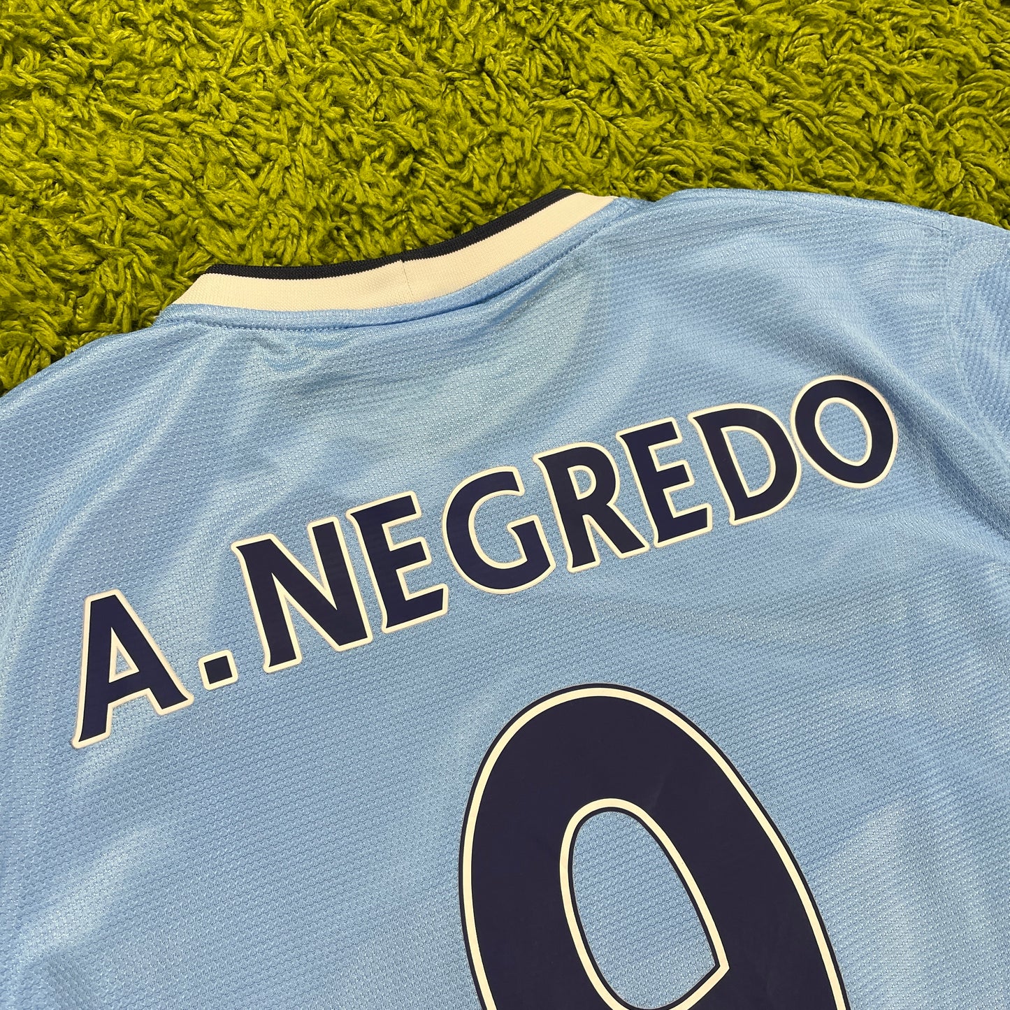 Nike Manchester City Negredo Trikot blau Größe M 2013 2014