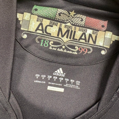 Adidas AC Mailand Milan Ronaldinho Trikot schwarz Größe M 2010 2011