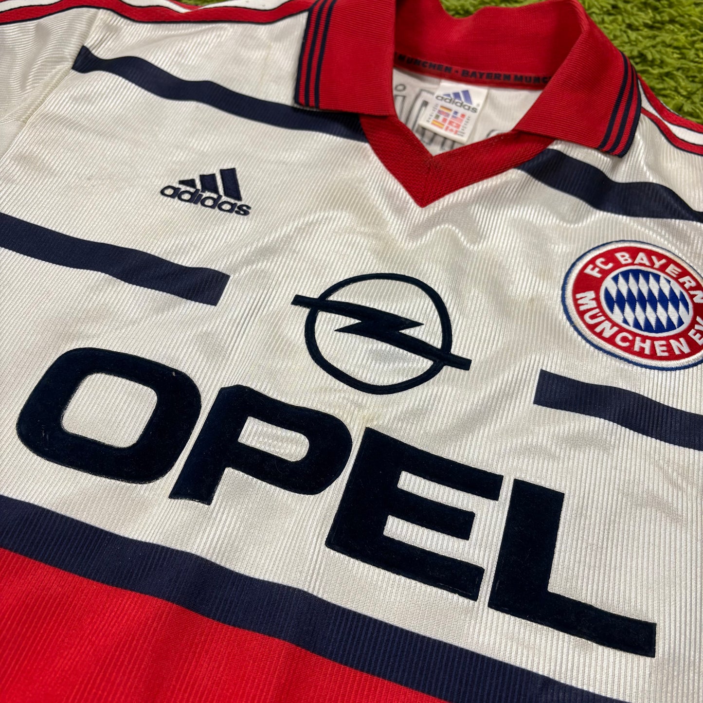 Adidas Fc Bayern München Scholl Trikot Weiß Größe M 1998 2000
