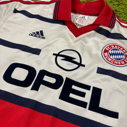 Adidas Fc Bayern München Scholl Trikot Weiß Größe M 1998 2000