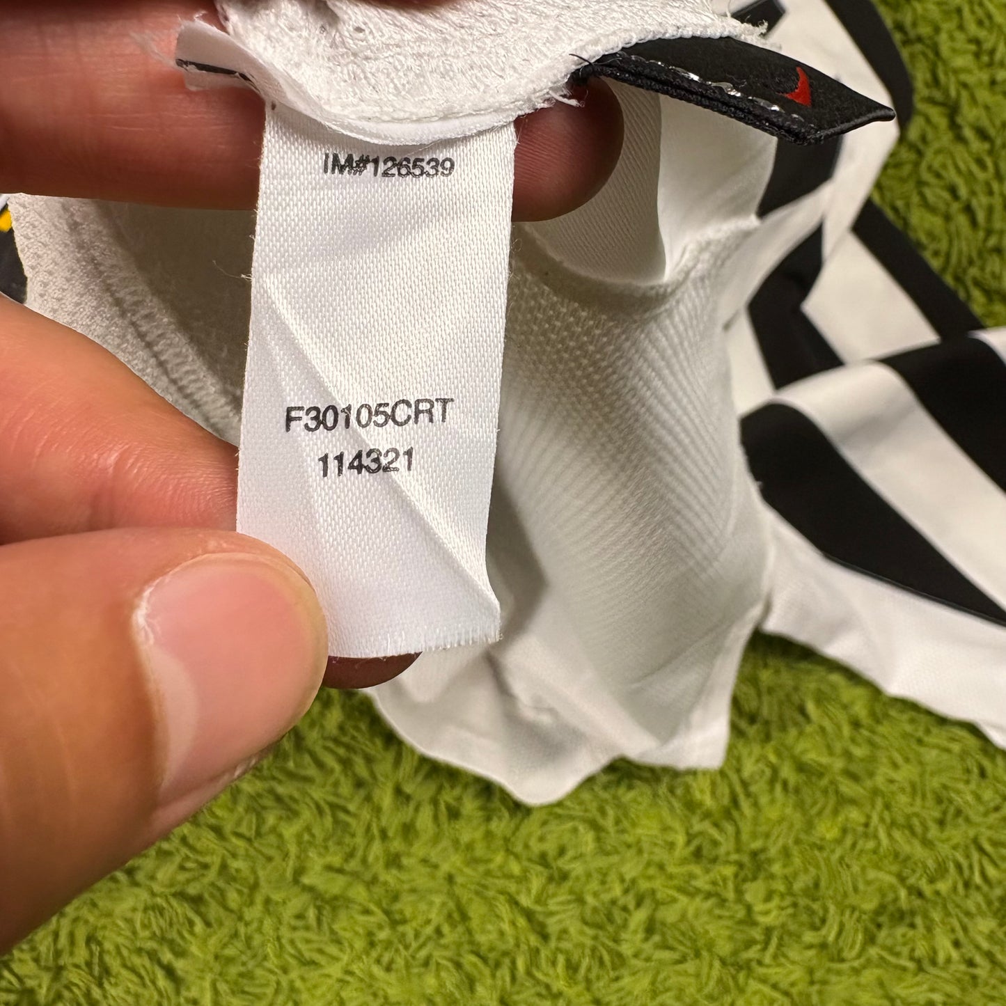 Nike Juventus Turin Nedved Trikot Weiß schwarz Größe XL 2003 2004