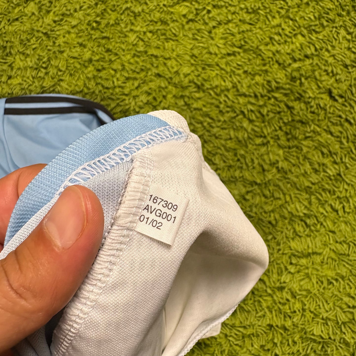 Adidas Argentinien Batistuta Trikot blau weiß Größe L 2002