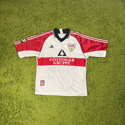 Adidas VFB Stuttgart Djordjevic Trikot Weiß Größe XL 1998 1999