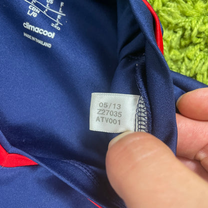 Adidas Olympique Lyon Trikot blau Größe L 2013 2014