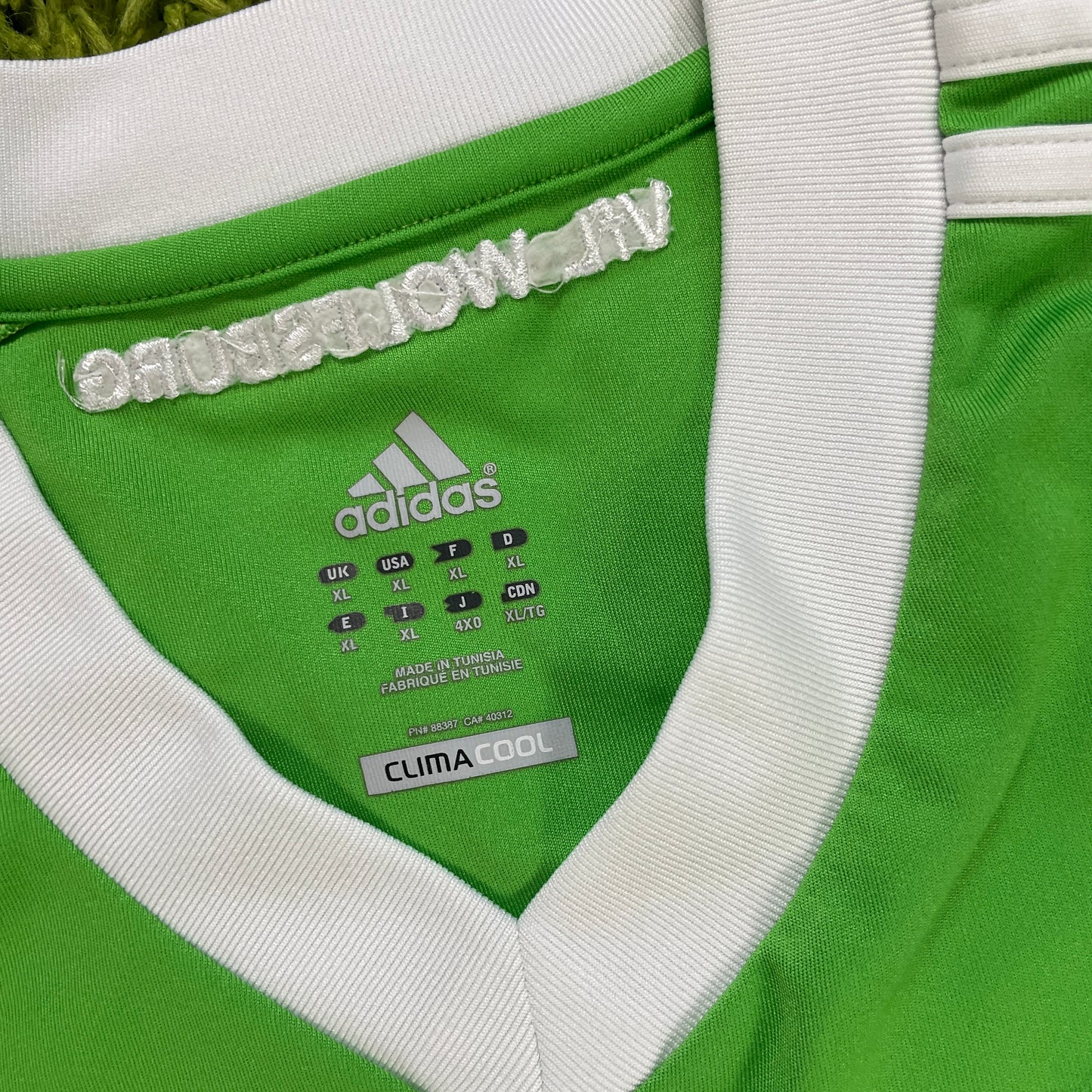 Adidas VFL Wolfsburg Trikot Olic Olić grün Größe XL 2012 2013